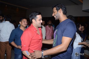 Celebs at Abhimanyudu Movie Premiere Show